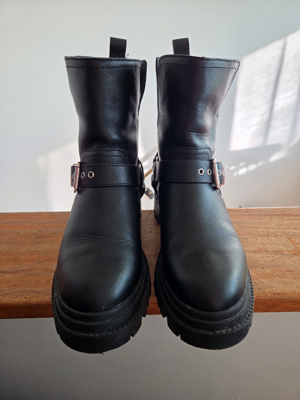 Aldo Women's Black Chunky Boots - Harlly Size 9